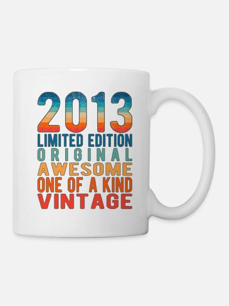 Limited Edition seit 2013 Geburtstag Vintage 2013 - Tasse - Weiß