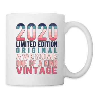 Edition limitée depuis 2020 Anniversaire Millésime 2020 - Mug blanc - blanc - Droite