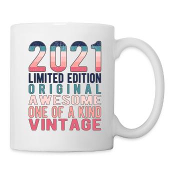 Limited Edition Since 2021 Birthday Vintage 2021 - Mug - white - Right