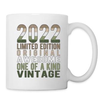 Edition limitée depuis 2022 Anniversaire Millésime 2022 - Mug blanc - blanc - Droite