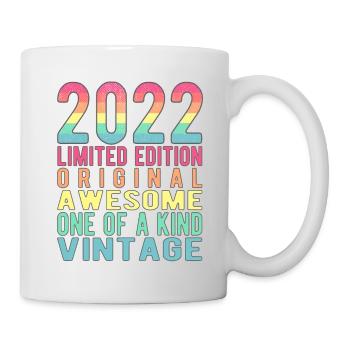 Edition limitée depuis 2022 Anniversaire Millésime 2022 - Mug blanc - blanc - Droite
