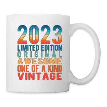 Limited Edition seit 2023 Geburtstag Vintage 2023 - Tasse - Weiß - Rechts