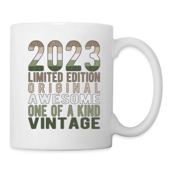 Limited Edition seit 2023 Geburtstag Vintage 2023 - Tasse - Weiß - Rechts