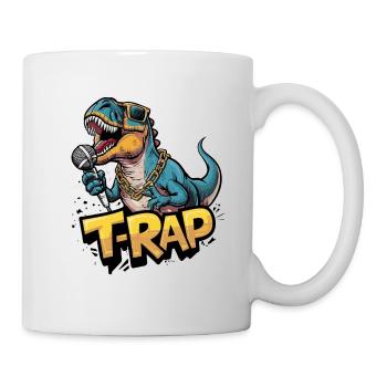 T-Rap Dinosaur Rapper - Mug blanc - blanc - Droite
