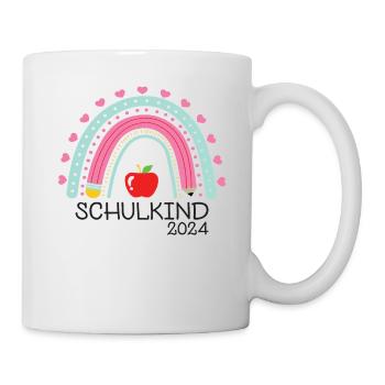 Schulanfang Erster Schultag Schulkind 2024 - Tasse - Weiß - Rechts