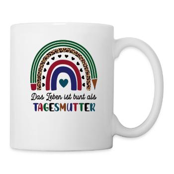 Tagesmutter Kindergarten Kinder Betreuerin Kita - Tasse - Weiß - Rechts