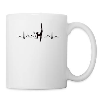 Clubs de gymnastique ECG Gymnastique rythmique - Mug blanc - blanc - Droite