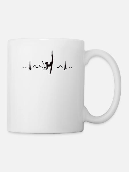 Clubs de gymnastique ECG Gymnastique rythmique - Mug blanc - blanc
