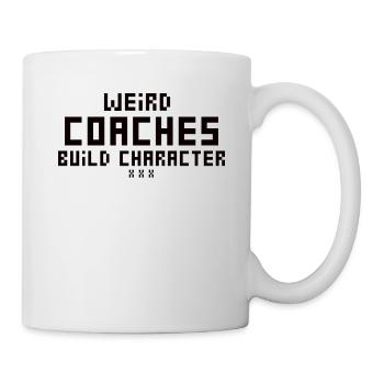 Seltsame Coaches Bilden Charakter Trainer - Tasse - Weiß - Rechts