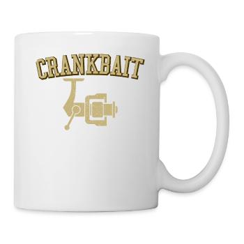 Appât à manivelle - Mug blanc - blanc - Droite