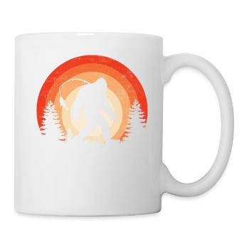 Barschfisch Big Foot - Tasse - Weiß - Rechts