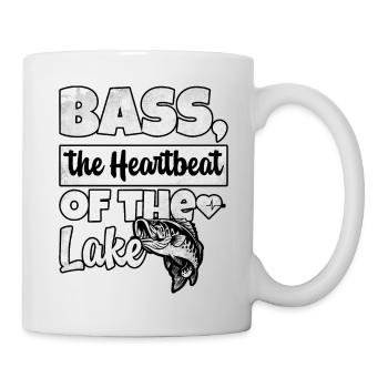Basse le battement de cœur du lac - Mug blanc - blanc - Droite