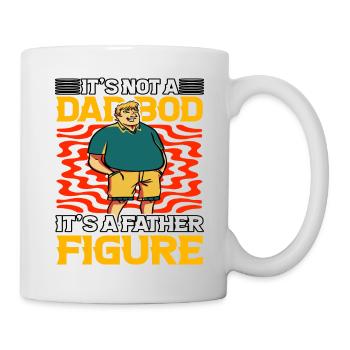 Es ist kein Vater Bod, es ist eine Vaterfigur - Tasse - Weiß - Rechts