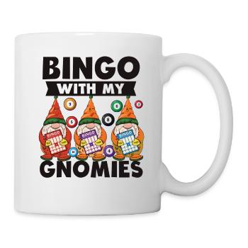 Bingo avec mes gnomies Bingo amusant - Mug blanc - blanc - Droite