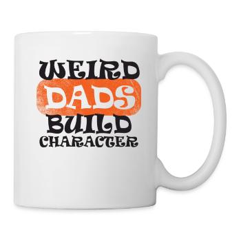 Pères étranges Forme Personnage Père drôle - Mug blanc - blanc - Droite