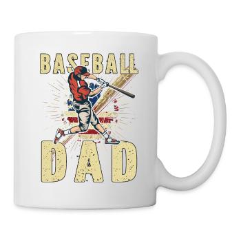 Baseball-Vater - Tasse - Weiß - Rechts