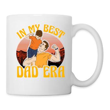 In meiner Best Dad-Ära - Tasse - Weiß - Rechts