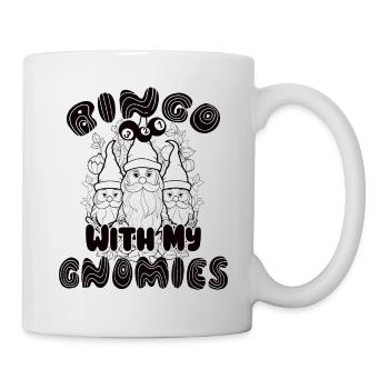 Bingo avec mes gnomies Bingo amusant - Mug blanc - blanc - Droite