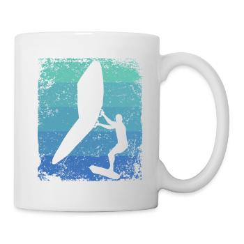 Flügelfolie Wingsurfing Retro-folie Flügel - Tasse - Weiß - Rechts