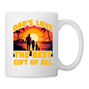 L’amour de papa est le meilleur cadeau de tous - Mug blanc - blanc - Droite