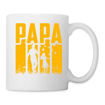 Papa - Tasse - Weiß - Rechts