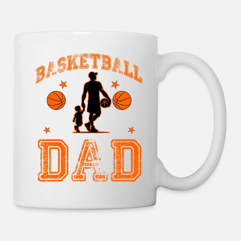 Papa basketteur - Mug blanc - blanc