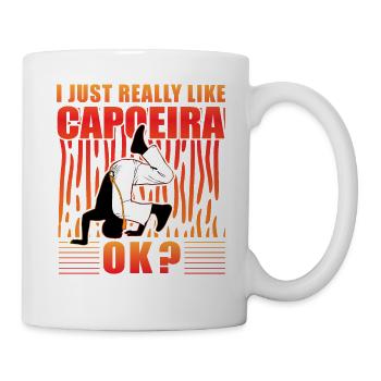 I just really like Capoeira ok? - Mug - white - Right