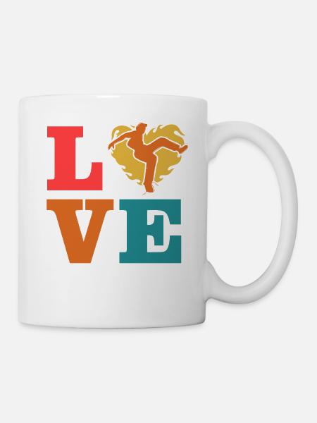 Capoeira Liebe - Tasse - Weiß