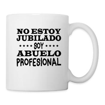 I'm not retired, I'm a professional grandfather - Mug - white - Right