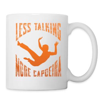 Moins de paroles, plus de Capoeira - Mug blanc - blanc - Droite