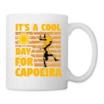 It's a cool day for capoeira - Mug - white - Right