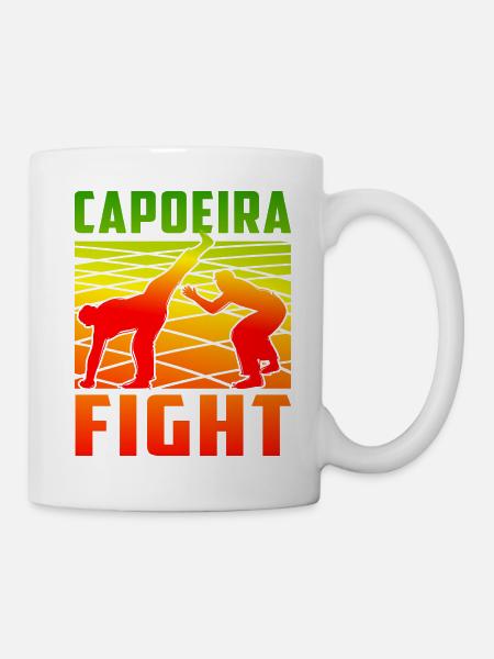 Capoeira Kampf - Tasse - Weiß