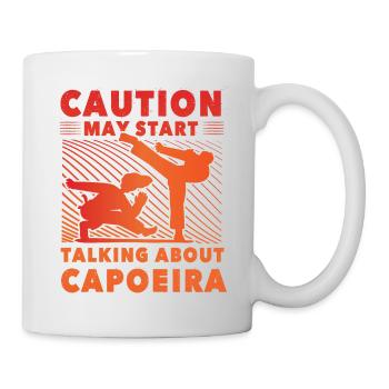 Bei Capoeira ist Vorsicht geboten - Tasse - Weiß - Rechts