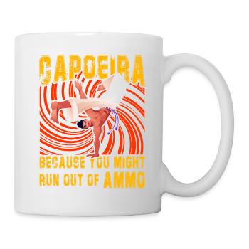 Capoeira because you might run out of ammo - Mug - white - Right