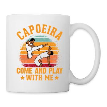 Capoeira, komm und spiele mit mir - Tasse - Weiß - Rechts