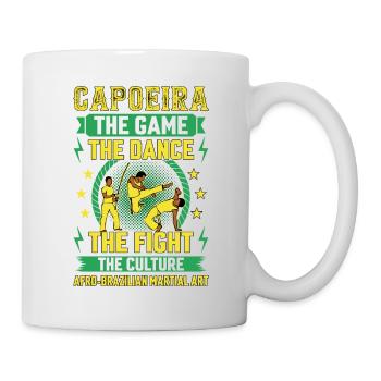 Capoeira the game the dance the fight - Mug - white - Right