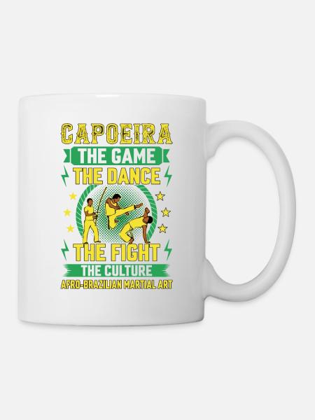 Capoeira, le jeu, la danse, le combat - Mug blanc - blanc