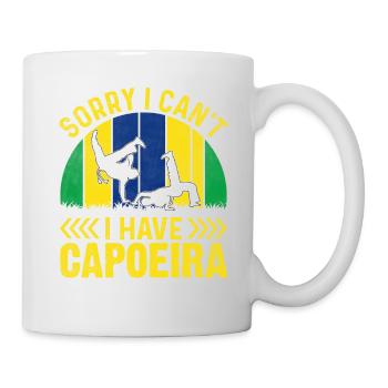 Tut mir leid, ich kann keine Capoeira haben - Tasse - Weiß - Rechts