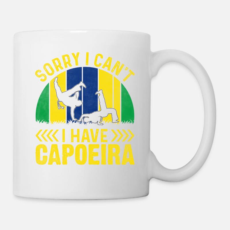 Désolé, je ne peux pas, j’ai la capoeira - Mug blanc - blanc