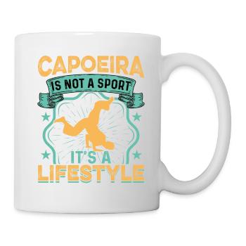 Capoeira it's not a sport it's a lifestyle - Mug - white - Right