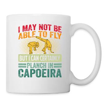 Ich kann vielleicht nicht fliegen, aber ich kann es sicherlich - Tasse - Weiß - Rechts