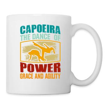 Capoeira, la danse de la puissance, de la grâce et de l’agilité - Mug blanc - blanc - Droite