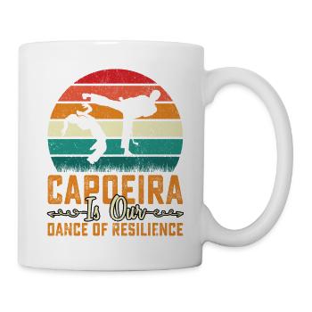 Capoeira is our dance of resilience - Mug - white - Right