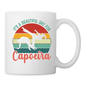 It's a beautiful day for Capoeira - Mug - white - Right