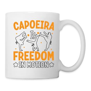 Capoeira is freedom in motion - Mug - white - Right