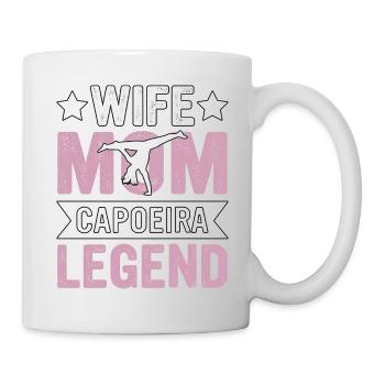 Ehefrau Mama Capoeira Legende - Tasse - Weiß - Rechts
