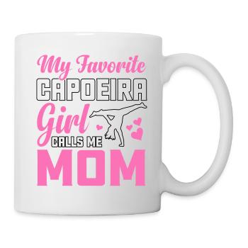 Mein Lieblings-Capoeira-Mädchen nennt mich Mama - Tasse - Weiß - Rechts