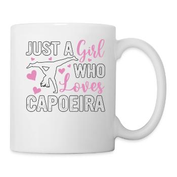 Just a Girl who loves Capoeira - Mug - white - Right