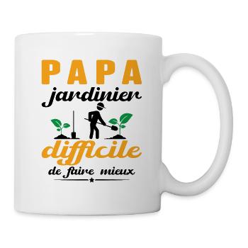 Dad Gardener Gift Hard To Do Better - Mug - white - Right