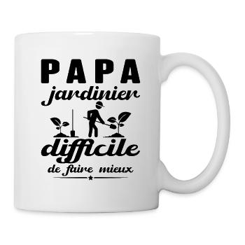 Dad Gardener Gift Hard To Do Better - Mug - white - Right